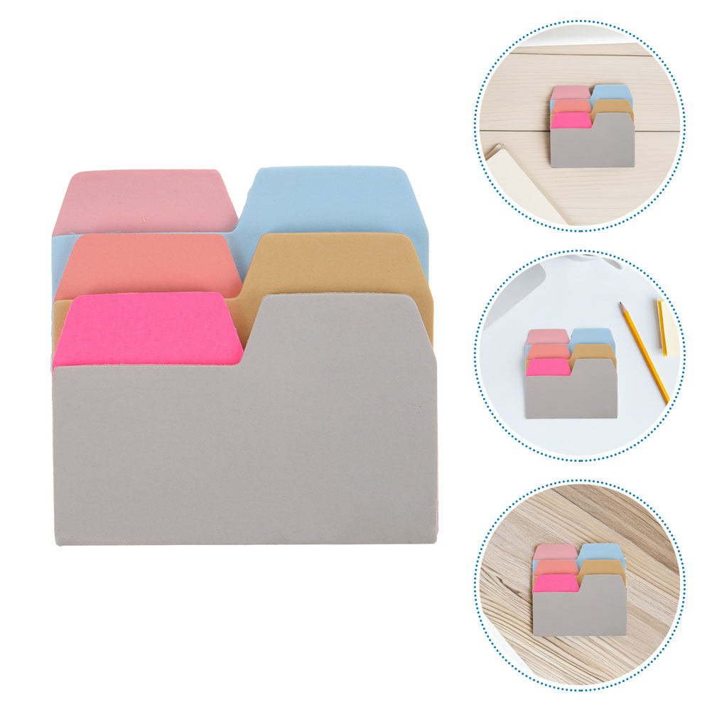 Index Tab Divider - 2Pcs Sticky Index Tabs 6 Colors