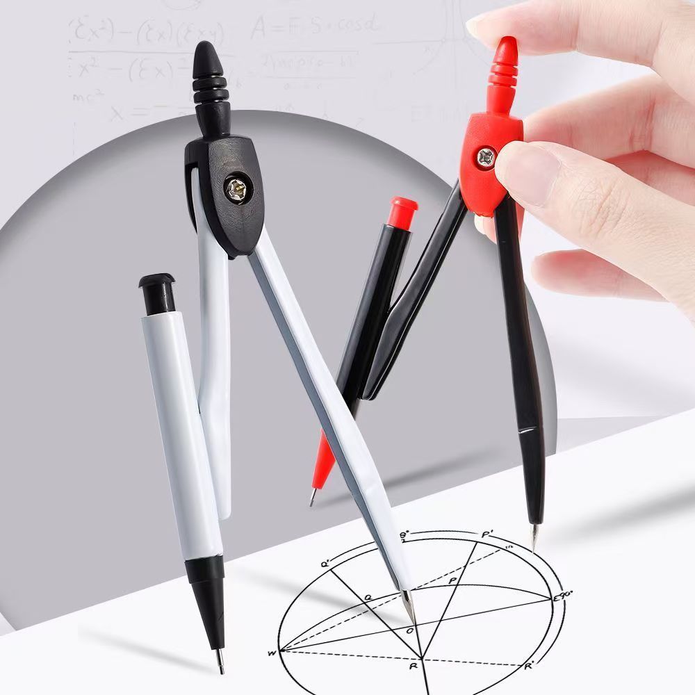 Compass Geometry Set - Metal Compass Professional Math Geometry with