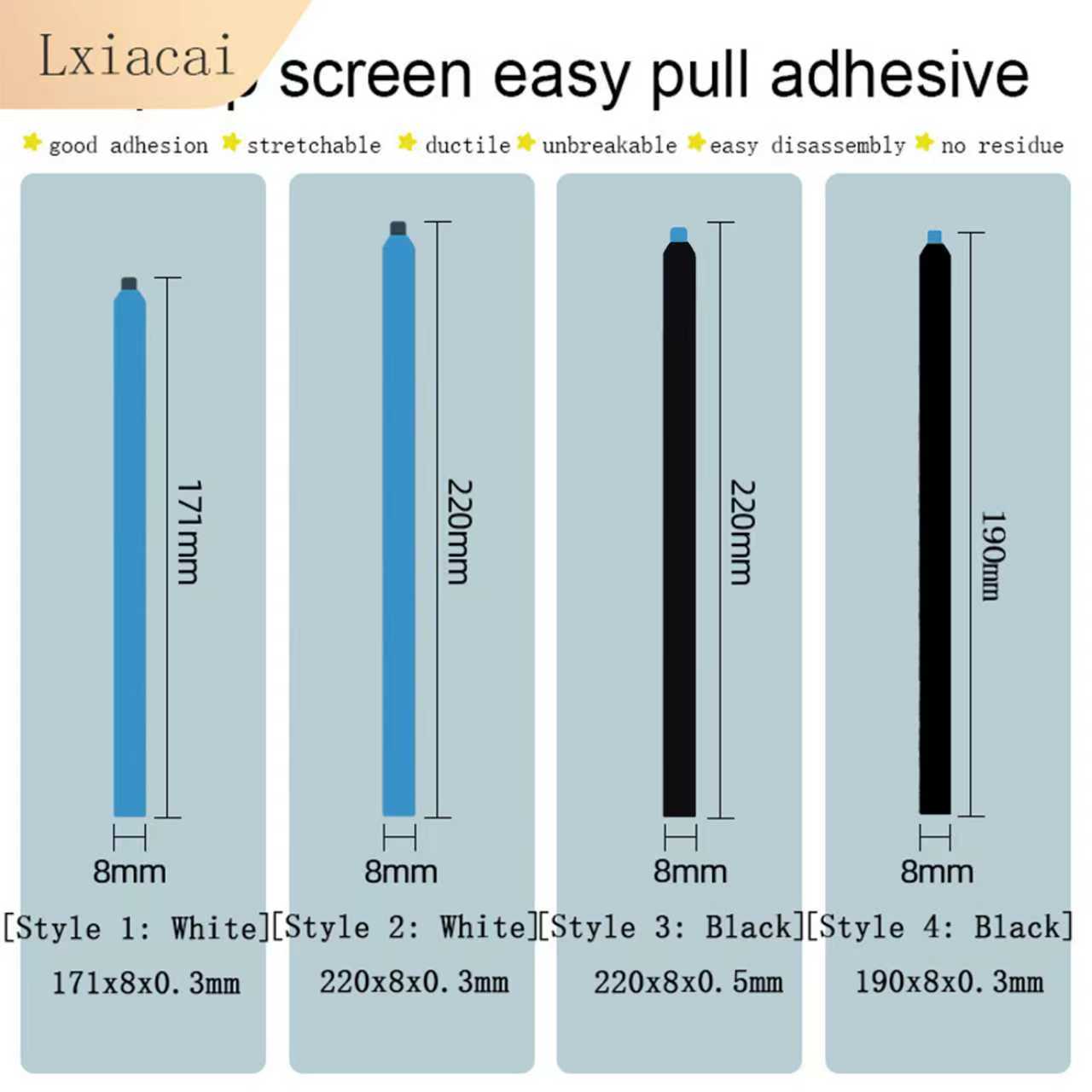 Glue Stick Pack - Easy Pull Glue Laptop Screen LCD