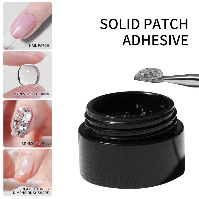 3pcs/set Solid Nail Tips Gel S - Glue Stick Pack review and price