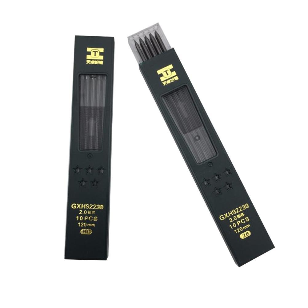 Hot 10Pcs/Box 2mm 2B HB Black  - Mechanical Pencil Lead review and price