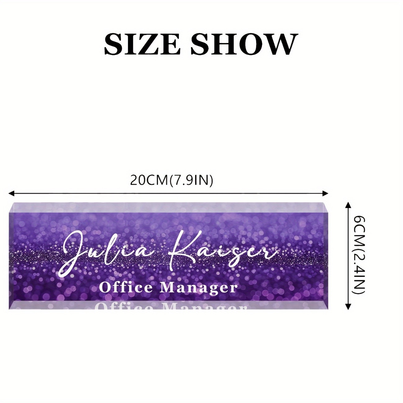 Personalized Acrylic Desk Name - Desk Name Plate review and price