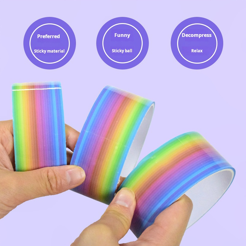 1pcs Rainbow Balls Sticky Ball - Glue Stick Pack review and price