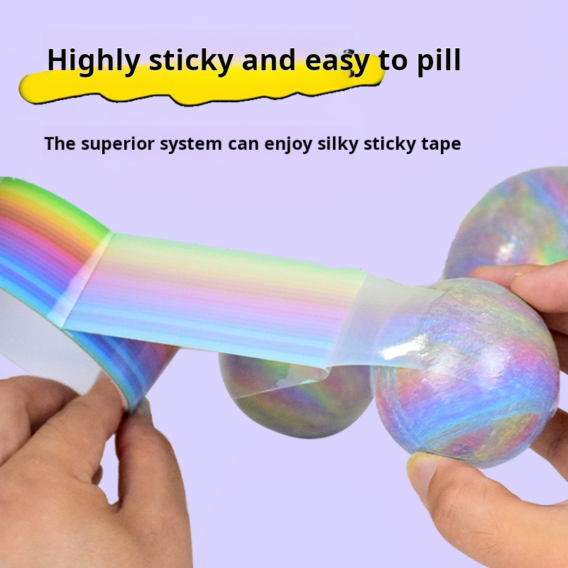 1pcs Rainbow Balls Sticky Ball - Glue Stick Pack review and price