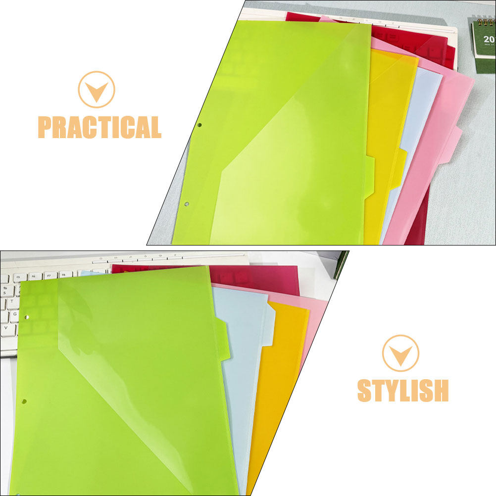 5Pcs Three-Hole Index Page Div - Index Tab Divider review and price