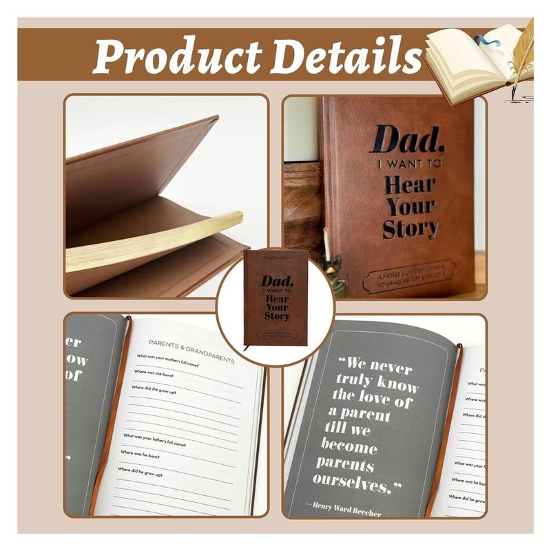 Dad I Want to Hear Your Story  - Journal Leather Hardcover review and price