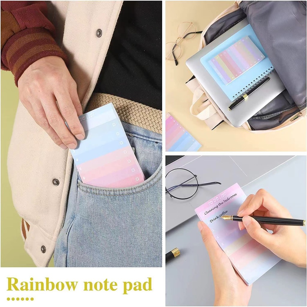 50 Pages Colorful Gradient Sti - Office Stationery Supply List review and price