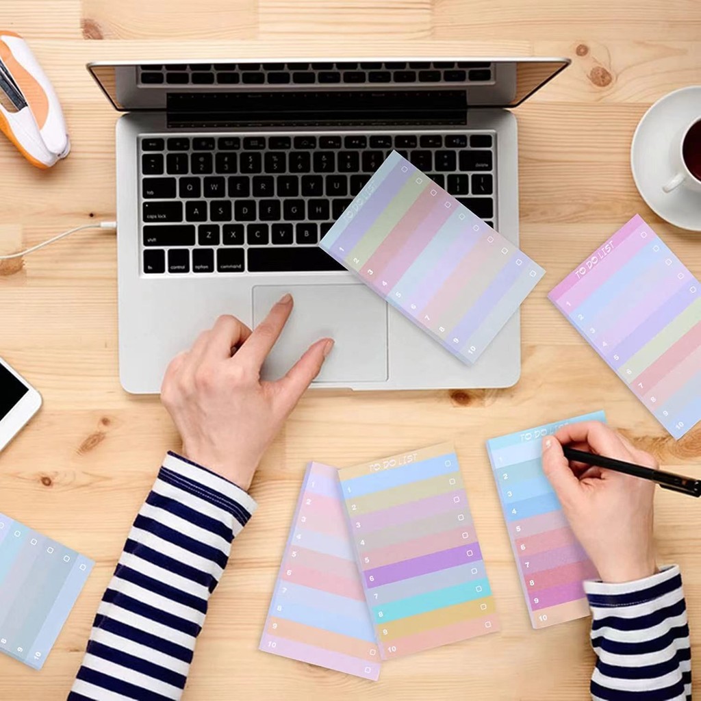 50 Pages Colorful Gradient Sti - Office Stationery Supply List review and price