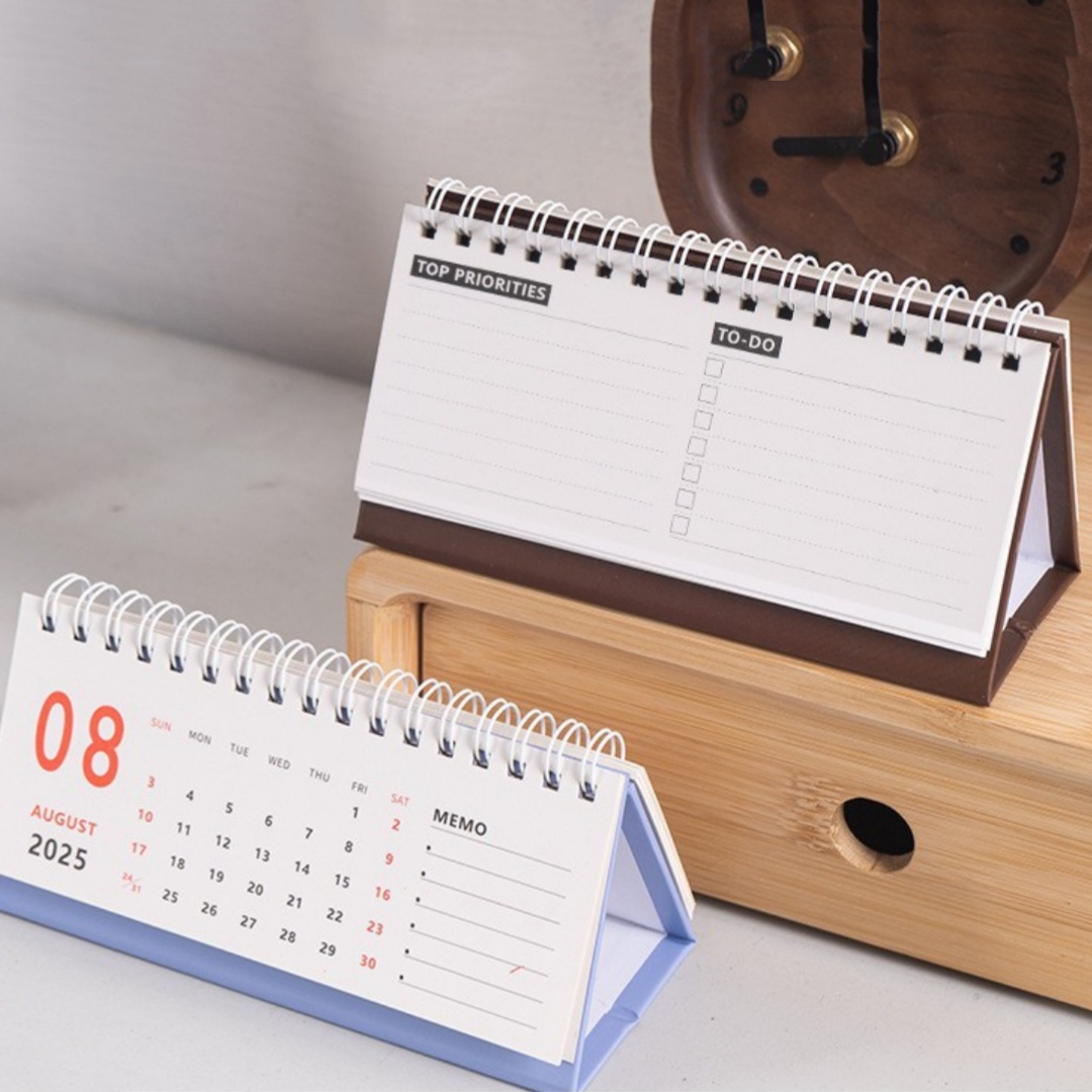 Simple Desk Calendar 2025-2026 - Office Stationery Supply List review and price