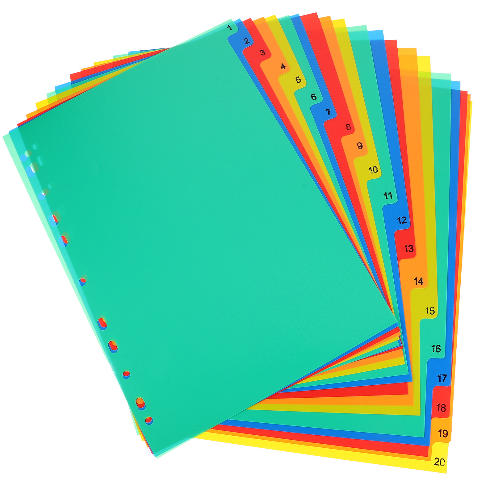 20Pcs Notebook Dividers Colorf - Index Tab Divider review and price