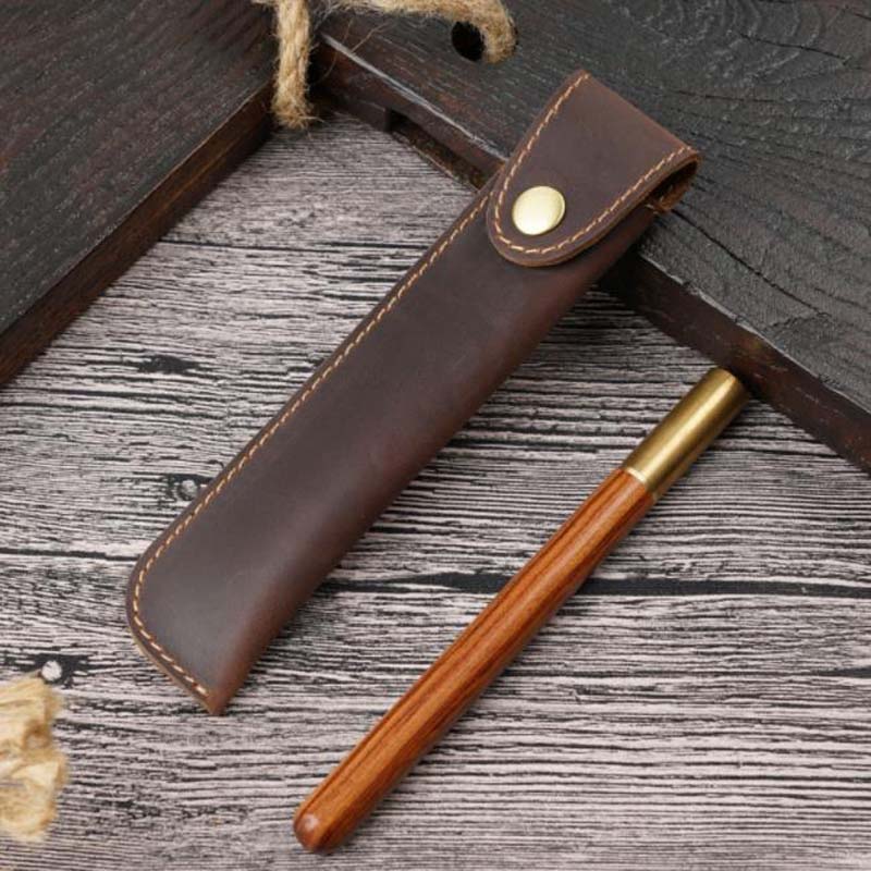 1pc Pen Bag Leather Packaging  - Office Stationery Supply Business review and price