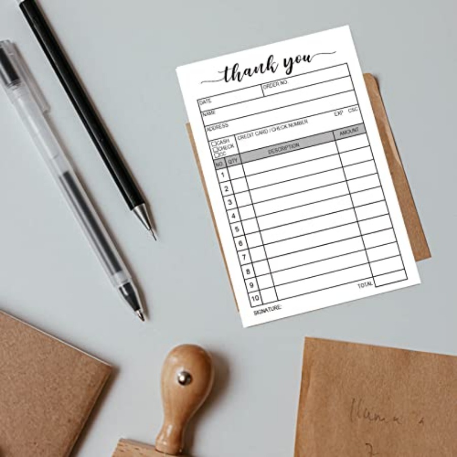 Thank You Receipt Book, 2 Pack - Carbon Copy Book review and price
