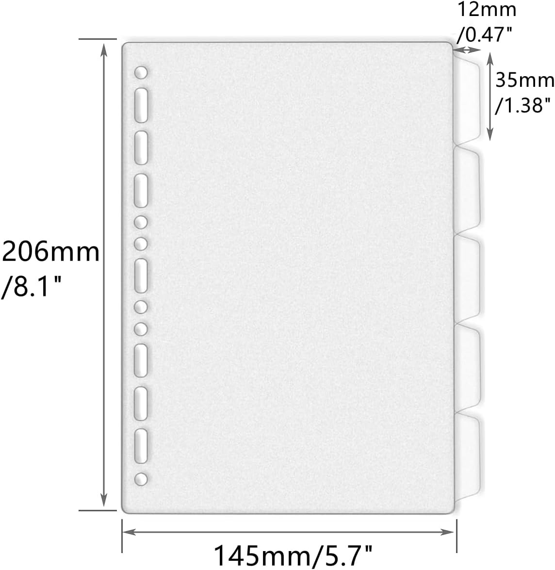 A4 A5 B5 Binder Dividers Gener - Index Tab Divider review and price