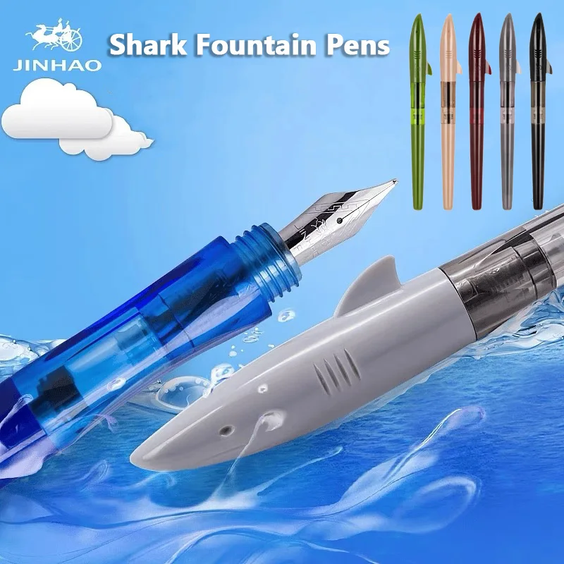 Jinhao Cute Shark Fountain Pen - Office Stationery Supply Business review and price